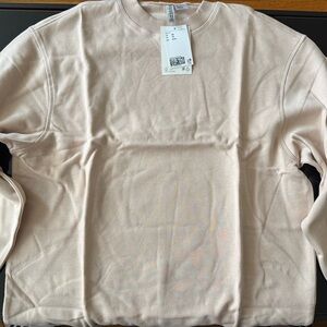 H&M Beige Recycled Cotton Top